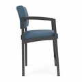 Lesro Lenox Steel Hip Chair Metal Frame, Charcoal, MD Titan Upholstery LS1161